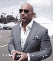 The Rock Biggest Peice Of Dogshit GIF - The Rock Biggest Peice Of Dogshit Peice Of Shit GIFs