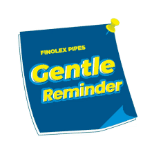 Finolex Pipe GIF - Finolex Pipe Reminder GIFs