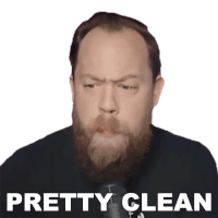 Pretty Clean Ryan Bruce Sticker - Pretty Clean Ryan Bruce Fluff Stickers