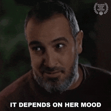 It Depends On Her Mood Yoram GIF