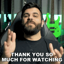 Thank You So Much For Watching Andrew Baena GIF - Thank You So Much For Watching Andrew Baena I Appreciate You Watching GIFs