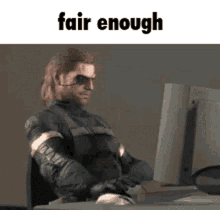 Fair Enough Metal Gear Solid GIF - Fair Enough Metal Gear Solid Big Boss GIFs