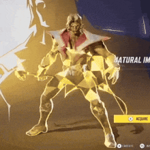 a video game character with the name natural im