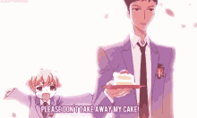 Cake Sad GIF - Cake Sad Ouran GIFs