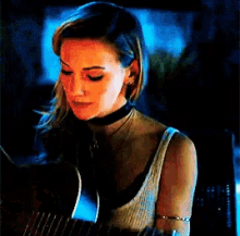 katie cassidy cover versions black canary guitar
