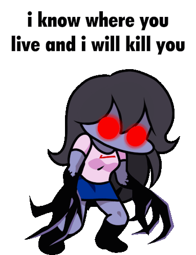 I Will Kill You Fnf Sticker - I Will Kill You Fnf Sky Stickers