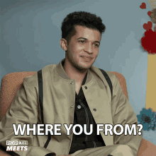 where you from jordan fisher popbuzz meets popbuzz where did you come from
