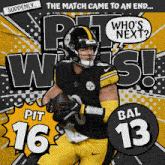 Baltimore Ravens (13) Vs. Pittsburgh Steelers (16) Post Game GIF