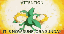 Sunflora Sunflora Pokemon GIF - Sunflora Sunflora Pokemon Pokemon GIFs