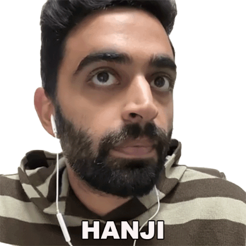 Hanji Rahul Dua Sticker - Hanji Rahul Dua हाँ Stickers