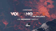 volcano live volcano live with nik wallenda tv show live title