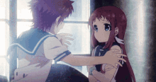 Hug Anime GIF - Hug Anime Tear GIFs