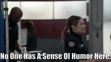 Station 19 Kate Powell GIF - Station 19 Kate Powell No One Has A Sense Of Humor Here GIFs