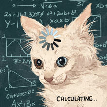 Cat Math GIF - Cat Math Calculating GIFs