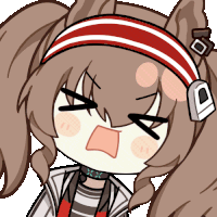 a cartoon drawing of a girl with headphones on her head