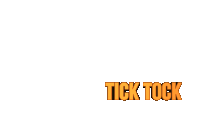 Tick Tock Hurry Up Sticker - Tick Tock Hurry Up Impatient Stickers