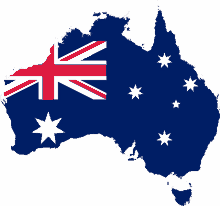 flag map of australia flags of the world country flags