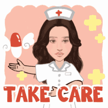 take care of yourself take care medicine pretty girl