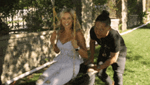 Pushing The Swing Brittany GIF - Pushing The Swing Brittany Jarrod GIFs