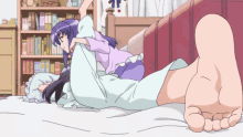 Anime Feet Up GIF - Anime Feet Up Feet Massage GIFs