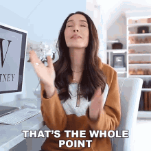 Thats The Whole Point Shea Whitney GIF - Thats The Whole Point Shea Whitney Its The Point GIFs