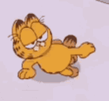 Garfield Breakdancing Cropped GIF