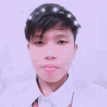 a blurry picture of a person with their mouth open