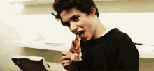 The Vamps Pizza GIF - The Vamps Pizza Bite GIFs
