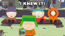 I Knew It Kyle Broflovski GIF - I Knew It Kyle Broflovski Eric Cartman GIFs