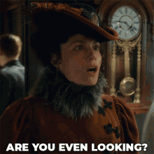 Are You Even Looking Margaret Brackenreid GIF - Are You Even Looking Margaret Brackenreid Murdoch Mysteries GIFs