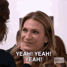 Yeah Yeah Yeah Real Housewives Of New York GIF - Yeah Yeah Yeah Real Housewives Of New York Yes GIFs