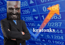 Kratos God Of War Stonks GIF - Kratos God Of War Stonks GIFs
