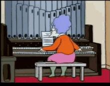 Piano Inagaddadavida GIF - Piano Inagaddadavida Simpsons GIFs
