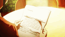 Anime Letter GIF - Anime Letter Heartwarm GIFs