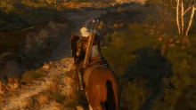 Horseback Riding Geralt Of Rivia GIF