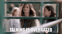 October Kiss Ashley Williams GIF - October Kiss Ashley Williams Talking Is Overrated GIFs