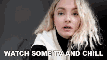 Watch Some Tv And Chill Mimi GIF - Watch Some Tv And Chill Mimi Netflix And Chill GIFs