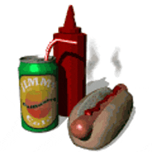 Hot Dog Sausage GIF - Hot Dog Sausage Ketchup GIFs