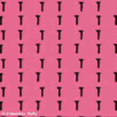 two silhouettes of a boy and a girl are on a pink background that says ton ton