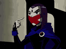 When You Wanna Rat Your Friend Out So Bad But You Can'T GIF - Teentitans Canttalk Raven GIFs