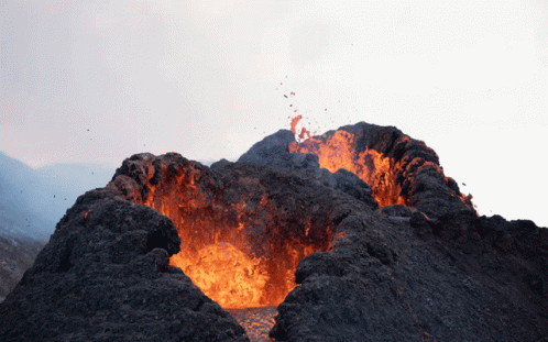 Volcano Eruption Lava GIFs | Tenor
