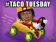 Taco Tuesday Happy GIF - Taco Tuesday Happy Driving GIFs