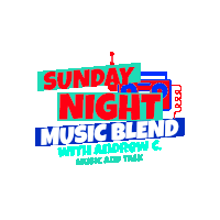 sunday night music blend with andrew c. music and talk logo