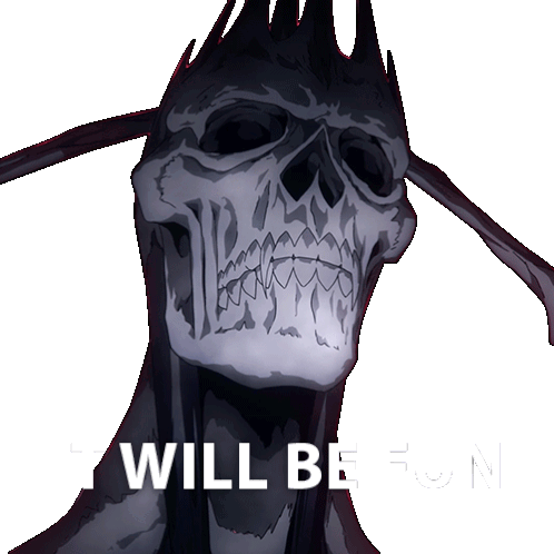 It Will Be Fun Death Sticker - It Will Be Fun Death Castlevania Stickers