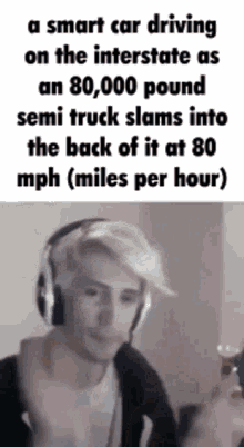 A Smart Car Driving On The Interstate Semi Truck Wreck GIF - A Smart Car Driving On The Interstate Semi Truck Wreck 80mph GIFs
