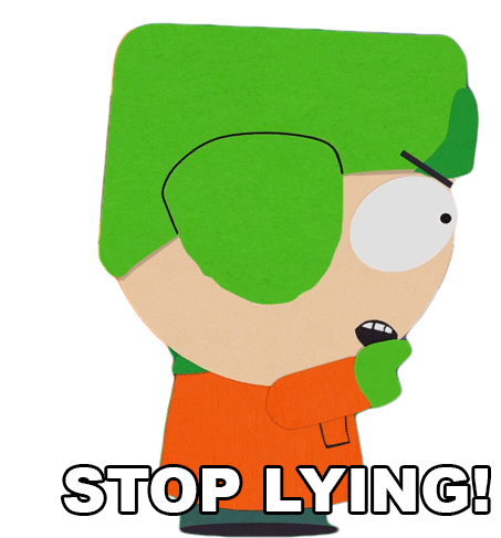 Stop Lying Kyle Broflovski Sticker