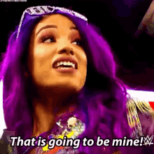 sasha banks that is going to be mine wwe mitb money in the bank