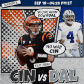 Dallas Cowboys Vs. Cincinnati Bengals Pre Game GIF - Nfl National Football League Football League GIFs