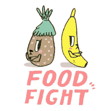 food party food fight mad angry not on speaking terms