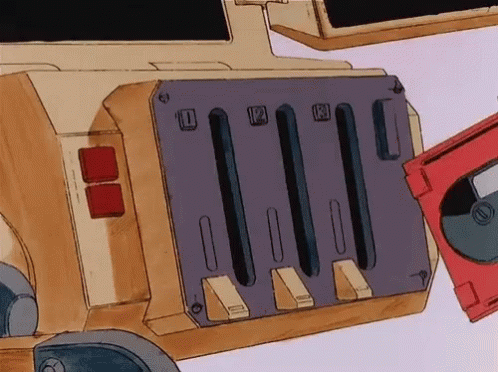 Playing Cassette Tape Anime Aesthetic GIF | GIFDB.com